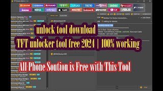 unlock tool download | Tft unlocker tool free | 100% working the best free Tool 2024