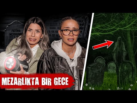 GECE GİZLİCE MEZARLIKTA KALDIK ! (AĞLADIM) w/@pinarveburak