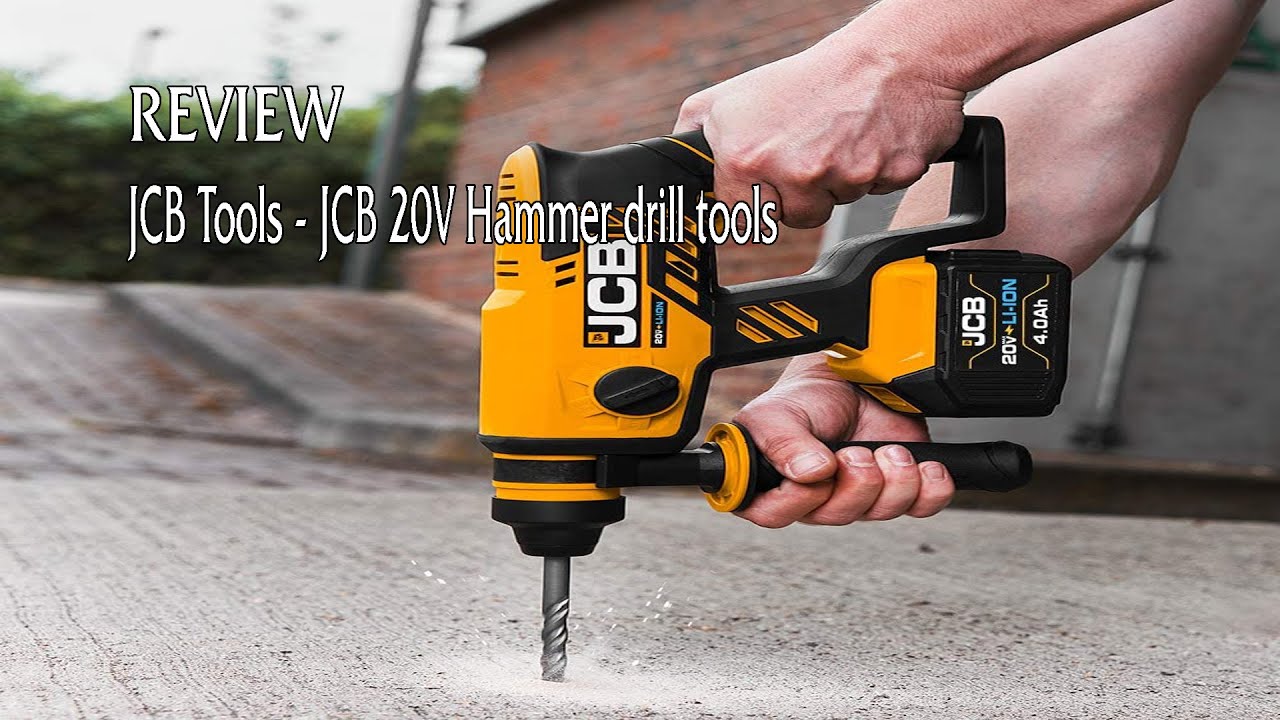 JCB Tools - JCB 20V Hammer drill tools review 2021