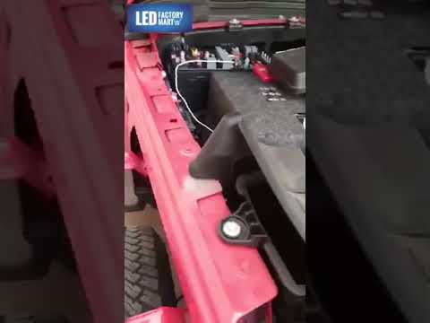 How To Connect The DRL Of 9 Inch LED Halo Headlights for Jeep Wrangler JL
