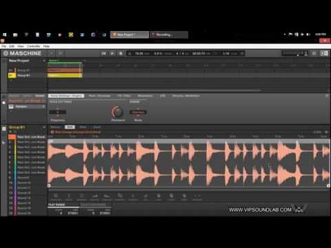 Maschine 2.1 using the Detect & Grid Modes to Slice, Rearrange and Loop Samples