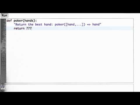 Poker Function Design of Computer Programs