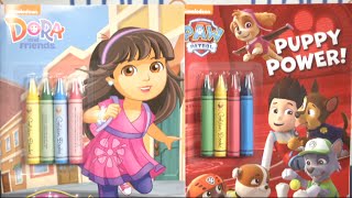 Dora the Explorer & Paw Patrol Puppy Power! Coloring Books from Golden Books