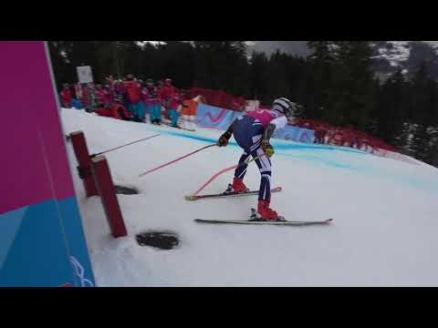 DAVID KUBEŠ - YOG 2020 Super G - 5.místo (Start - kamera č.1)