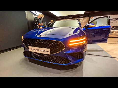 2021 Genesis G70 Shooting Brake 2.0T: Lapis Blau - Exterior & Interior Overview