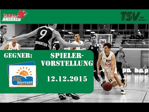 hapa Ansbach Piranhas VS BBC BAYREUTH SPIELERVORSTELLLUNG