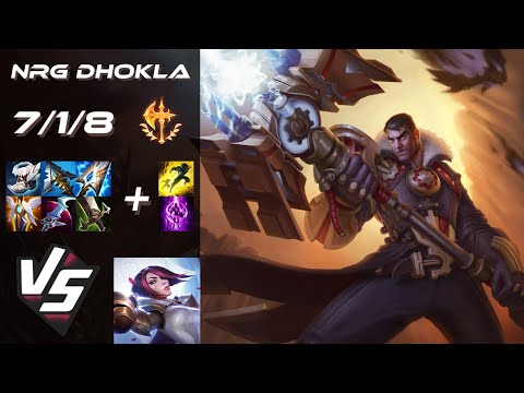 NRG Dhokla TOP Jayce vs Fiora - NA Challenger Patch 14.13
