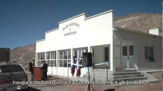 preview picture of video 'Inauguración del Salón Cultural y Comunitario de San Antonio de los Cobres'