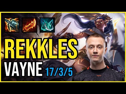 REKKLES - VAYNE vs. KAI'SA ADC | EUW GRANDMASTER | PATCH 11.2 | QUADRAKILL