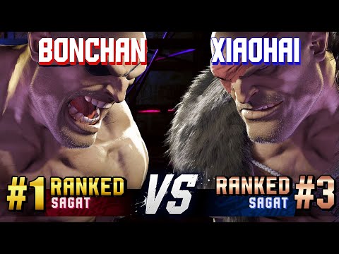 SF6 ▰ BONCHAN (#1 Ranked Sagat) vs XIAOHAI (#3 Ranked Sagat) ▰ High Level Gameplay