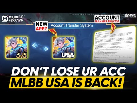 DO THIS OR YOU'LL LOSE YOUR ACCOUNT! MLBB USA - YouTube