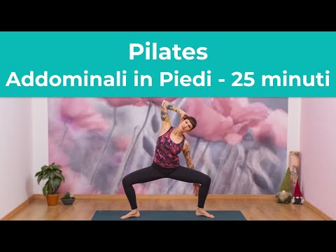 Pilates - Addominali in Piedi - 25 Minuti | Esercizi di Pilates a Casa