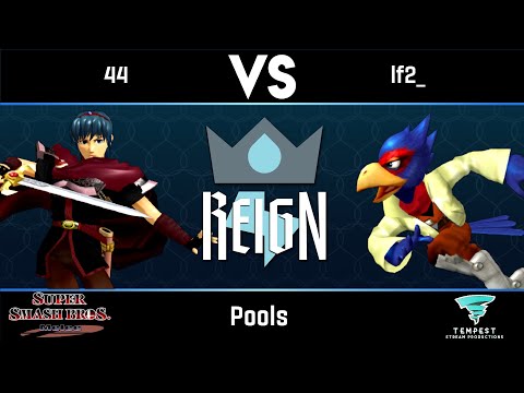 44 (Marth) vs lf2_ (Falco) - Pools - Reign X