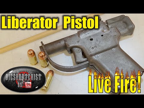 Liberator Pistol Live Fire