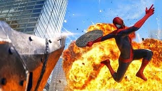 Spider Man vs Rhino   Final Fight Scene   The Amazing Spider Man 2 2014 Movie CLIP HD