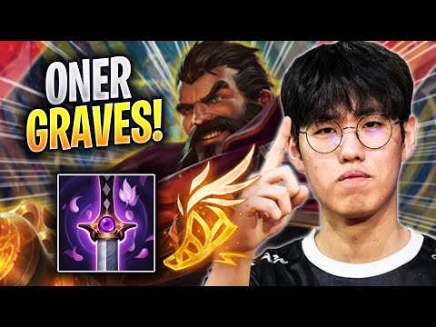 ONER CHILLING WITH GRAVES! - T1 Oner Plays Graves JUNGLE vs Volibear! | Season 2023