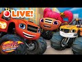 🔴LIVE: Blaze's Ultimate Rescues MARATHON w/ Family & Friends! | Blaze and the Monster Machines