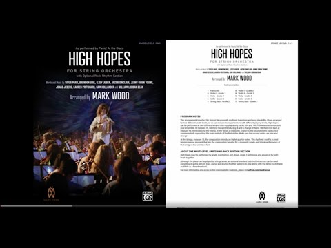 High Hopes, arr. Mark Wood – Score & Sound