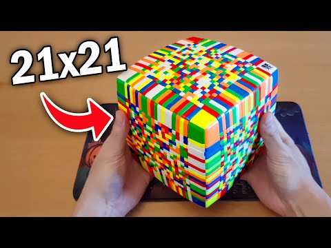 I Attempt to Solve the Biggest Rubik's Cube in the World 21x21x21