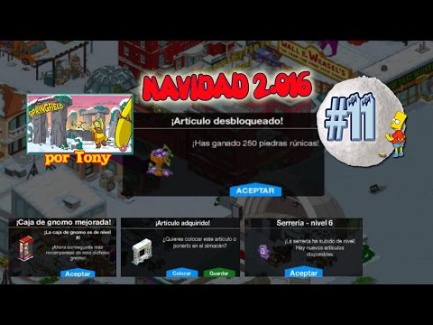 Los Simpson Springfield "Navidad'16: Cap. 11 - La Serrería al nivel 6 y el Gnomo al 8" por Tony