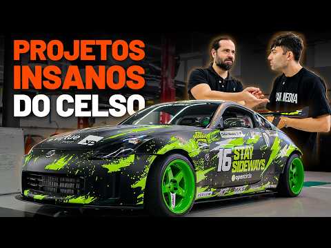 350Z DE DRIFT, MAZDA RX7 E MAIS! OS PROJETOS DA GARAGEM DO CELSO @etnrlz | GARAGEM CELSO PT.2