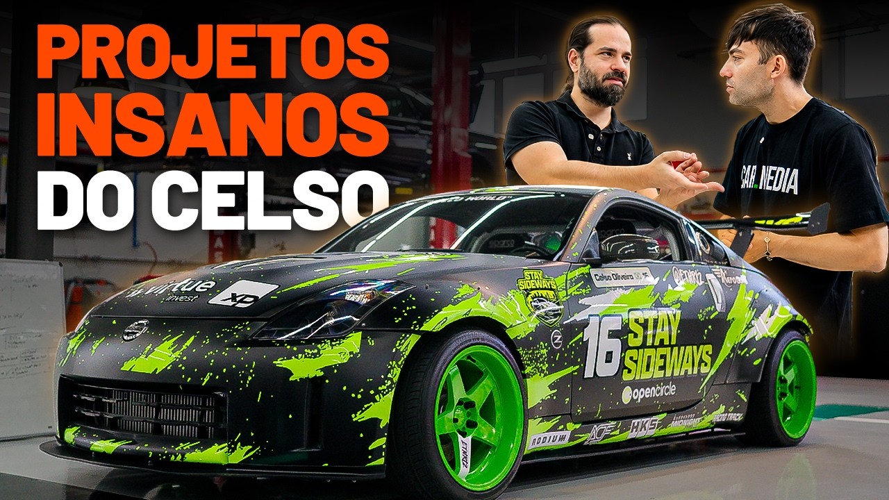350Z DE DRIFT, MAZDA RX7 E MAIS! OS PROJETOS DA GARAGEM DO CELSO @etnrlz | GARAGEM CELSO PT.2