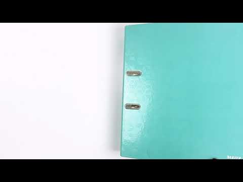Vídeo do produto Pasta Registradora AZ Leitz WOW Ice Blue
