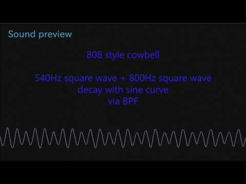 808 style cowbell