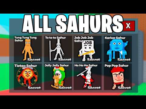 I Collected EVERY SAHUR BRAINROT in 24 Hours!