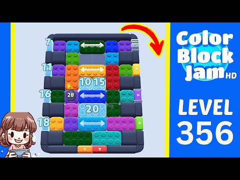 Color Block Jam Level 356 Solution Walkthrough