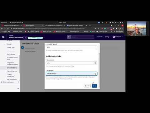 1:1 with Erin: New User Interface for Twilio SIP registration