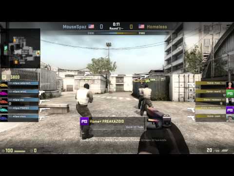 MouseSpaz vs Homeless ESEA-Invite Season 15 Regular Season