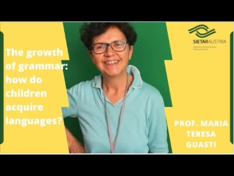 #9 The growth of grammar - Expert talk with Maria Teresa Guasti - Host Karin Martin