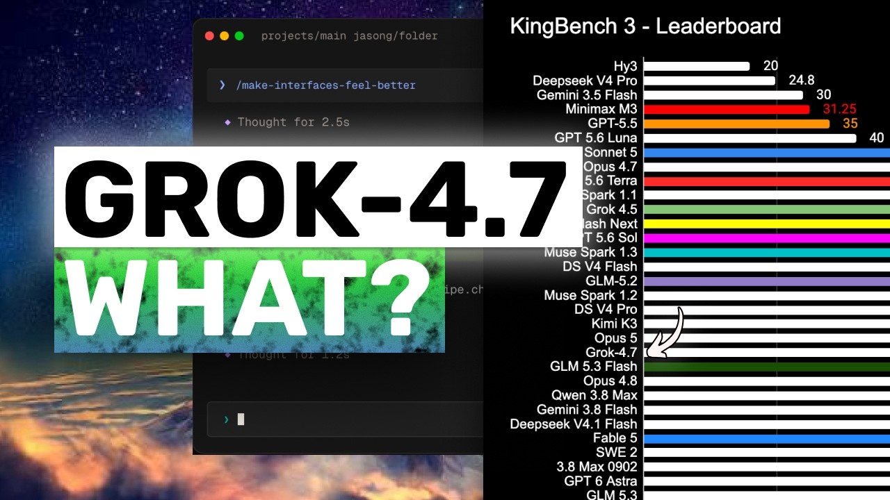Grok 4.7 (Fully Tested): This is ACTUALLY SAD! (WORST THAN GLM-5.3 FLASH!)