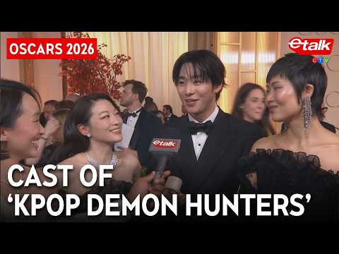 HUNTR/X and Saja Boys celebrate the success of &lsquo;KPop Demon Hunters&rsquo; | Oscars Red Carpet