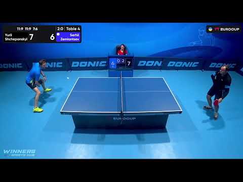 18:50 Yurii Shchepanskyi - Serhii Zemiantsev  30.07.2023 TT Euro.Cup Ukraine Star. TABLE 4