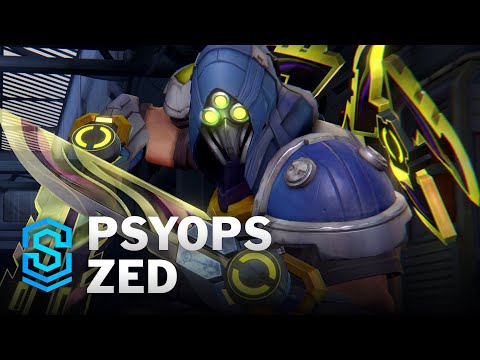 PsyOps Zed Wild Rift Skin Spotlight