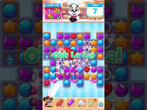 Cookie Jam Level 498 no booster [Gameplay] [normal speed | optimized for smartphones]