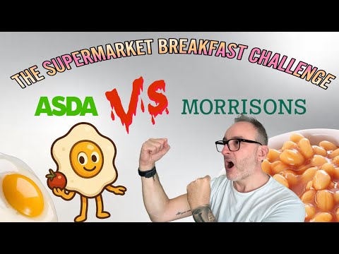 Asda vs Morrisons: I Tried Both Breakfasts To See Which Is BEST!