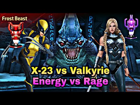 Abx Combat Female Silence Season| X23 VS Valkyrie Comparison - Marvel Future Fight