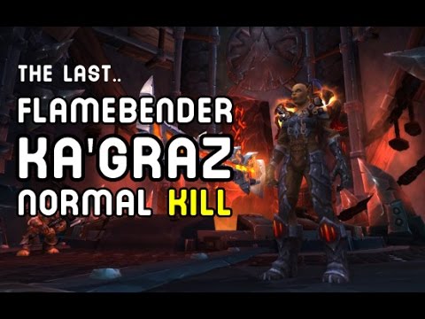 FLAMEBENDER KA'GRAZ - Normal Kill (Blackrock Foundry) WoD LIVE