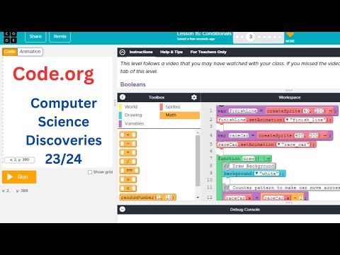 Code org CSD Unit 3 Lesson 3.6 Drawing in Game Lab