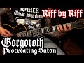 Gorgoroth   Procreating Satan Guitars & bass Riff by Riff