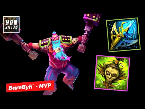 HoN Blacksmith STAFF OF THE MASTER with SHRUNKEN HEAD - MVP