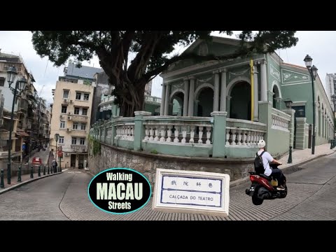 Walking Macau Streets: "Dom Pedro V Theatre" 伯多祿五世劇院 Calçada do Teatro 戲院斜巷