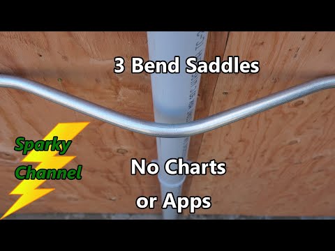 EMT Bending: How To Make a 3 Point Saddle Bend Without Charts or Apps