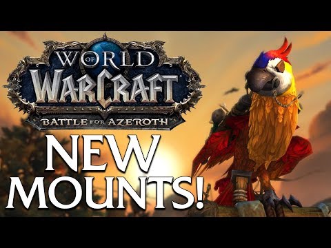 The Many New Mounts of Battle for Azeroth (so far) | World of Warcraft
