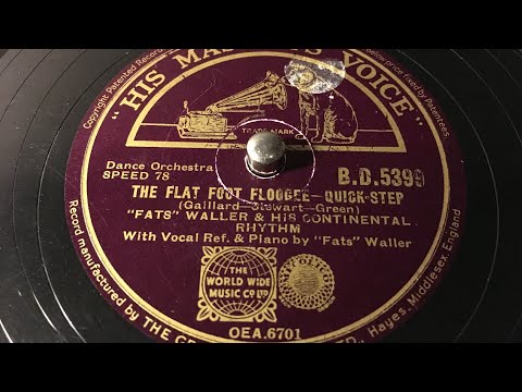 Fats Waller - The Flat Foot Floogee - 78 rpm - HMV BD5399