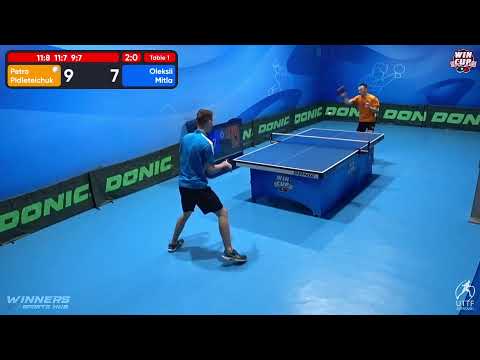 18:30 Petro Pidleteichuk 3 - 0 Oleksii Mitla West 3 WIN CUP 19.05.2023 | TABLE TENNIS WINCUP
