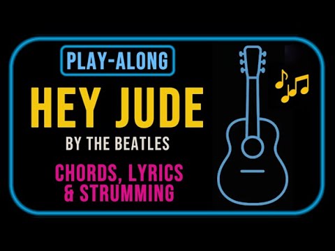 Hey Jude - Easy Guitar Play-Along (Full Track)